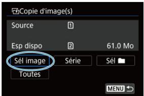 CANON R6 - Sélectionnez [Sél image]. - 1
