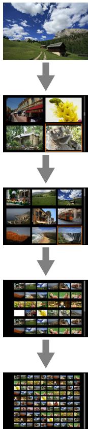CANON R6 - Affichez l'index. - 3