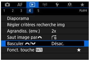 CANON R6 - Sélectionnez [▶]: Basculer - 1