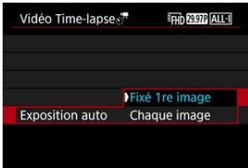 CANON R6 - Réglez [Exposition auto]. - 1