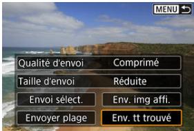 CANON R6 - Sélectionnez [Env. tt trouve]. - 1