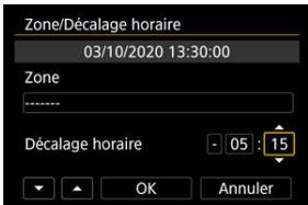 CANON R6 - Reglez le fuseau horsaire. - 4