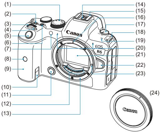 CANON R6 - Fixation de la courroie - 1
