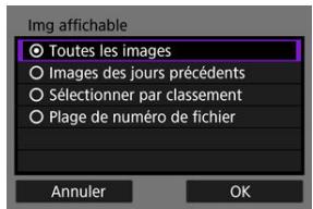 CANON R6 - Sélectionnéz une option. - 1