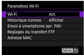 CANON R6 - Sélectionnéz une option. - 1