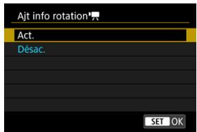 CANON R6 - Sélectionnéz une option. - 1