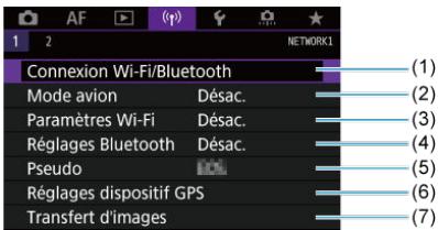 CANON R6 - - Fonctions sans fil 1 - 1
