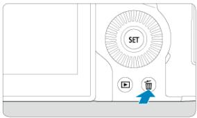 CANON R6 - Effacement individuel d'images - 1