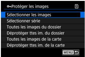 CANON R6 - Sélectionnéz [Sélectionner les images]. - 1