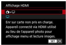 CANON R6 - Affichage HDMI - 1