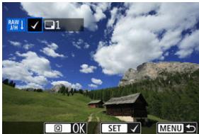 CANON R6 - Selectionner les images - 1