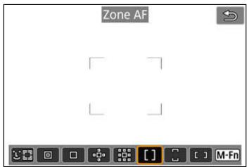 CANON R6 - : Elargir zone AF:autour - 2
