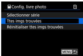 CANON R6 - Spécification de toutes les images dans un dossier ou sur une carte - 2
