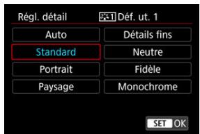 CANON R6 - Sélectionnéz un style d'image de base. - 1