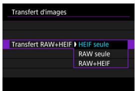 CANON R6 - Transfert RAW+HEIF - 1