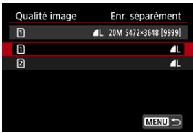CANON R6 - Enr. séparément - 1