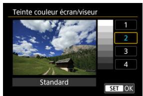 CANON R6 - Effectuez le réglage. - 1