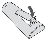 PIONEER CDSistemas - Installation de la pile dans la télécommande - 2