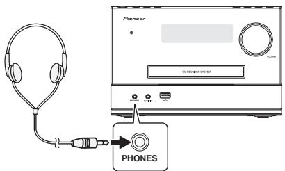 PIONEER CDSistemas - Verwenden von Kopfhörern - 1