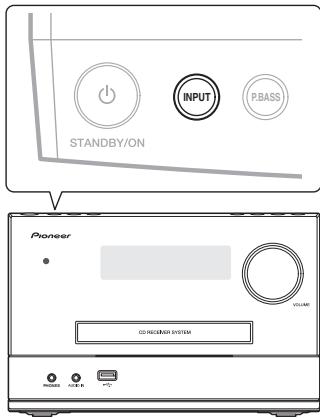 PIONEER CDSistemas - Sélection d'une source - 1