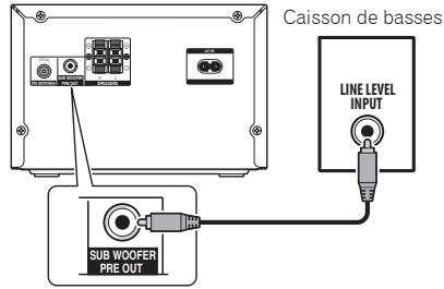 PIONEER CDSistemas - Raccordez le caisson de graves - 1