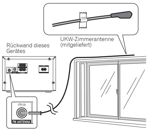 PIONEER CDSistemas - AnschlieBen der UKW-Antenne - 1