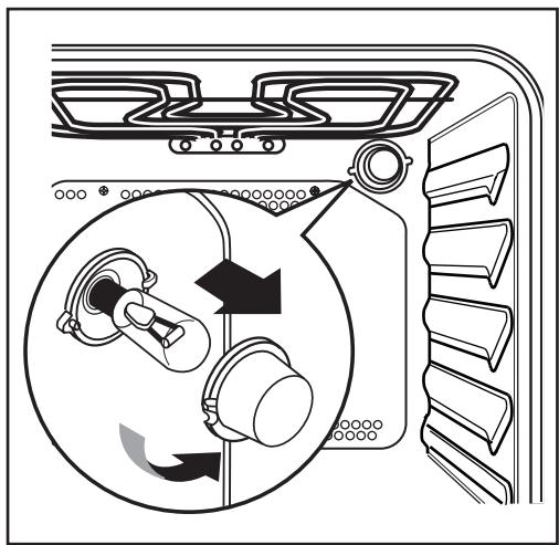 ARTHUR MARTIN V6888CcPW1 - Remplacement de la lampe du four - 2