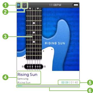 SAMSUNG TR-ROJAB/XEFC - Écran de lecture musicale - 1