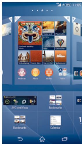 SONY XPERIA Z3 BLC - Pour retirer une petite application de la barre des favoris - 1