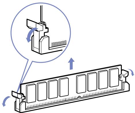 SONY VGC-V3 - Ajout / remplacement d'un module de mémoire - 1