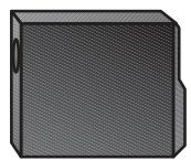 BOSER KIT 6.1 NOIR - Enceintes cubiques frontales gauche et droite - 2