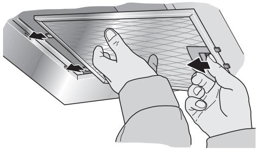 NEFF I79D44NO - Dépose et incorporation des filtres métalliques àGRAISSE - 1