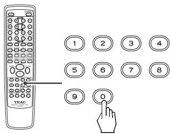 TEAC AG-980 - Appuyez sur la touche TUNING/PRESET HAUT (∧) ou BAS (√) pour sélectionner un numéro de préréglage et appuyez sur la touche MEMORY/ENTER. - 2