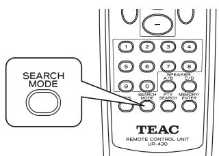 TEAC AG-980 - Recherche par types de programme (PTY) - 1