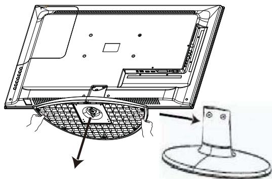 BRANDT B1607 LED - Démontage du socle - 2