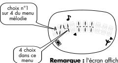 KALA 200 - Par exemple, pour changer la melodie: - 1