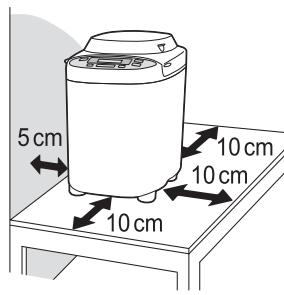 PANASONIC SD-2511RKE - N'utilisez pas l'appareil aux endroits suivants. - 1