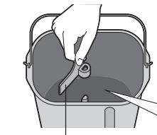 PANASONIC SD-2511RKE - Sortez le moule à pain et installer le bras pétisseur - 2
