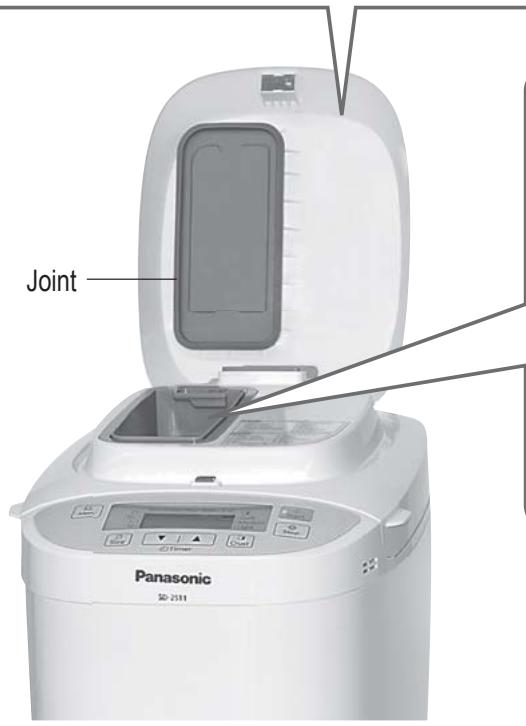 PANASONIC SD-2511RKE - Couvercle du distributeur - 2