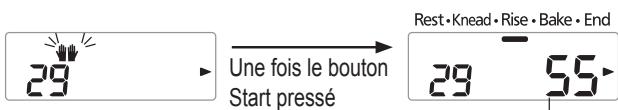 PANASONIC SD-2511RKE - Ajoutez le beurre supplémentaire quand le signal sonore retentit, puis appuyez de nouveau sur le 'Start' (Marche) - 1
