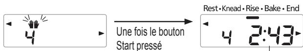 PANASONIC SD-2511RKE - Ajoutez les ingrédients supplémentaires lorsque le signal sonore retentit, puis appuyez de nouveau sur le 'Start' (Marche). - 1