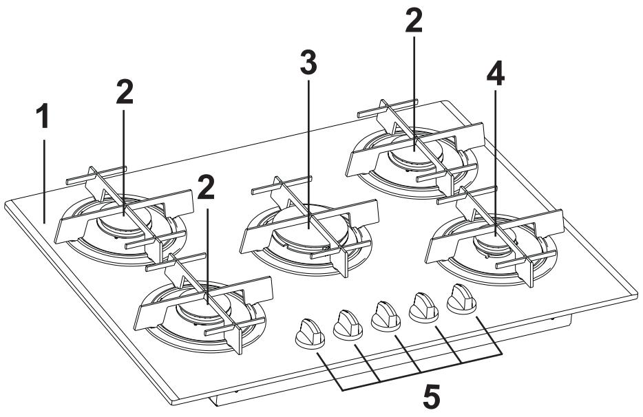 ARTHUR MARTIN TG 5057 N - Description de l'appareil - 1