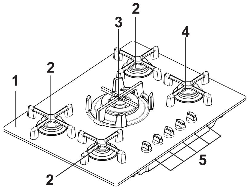 ARTHUR MARTIN TG 5057 N - Description de l'appareil - 2