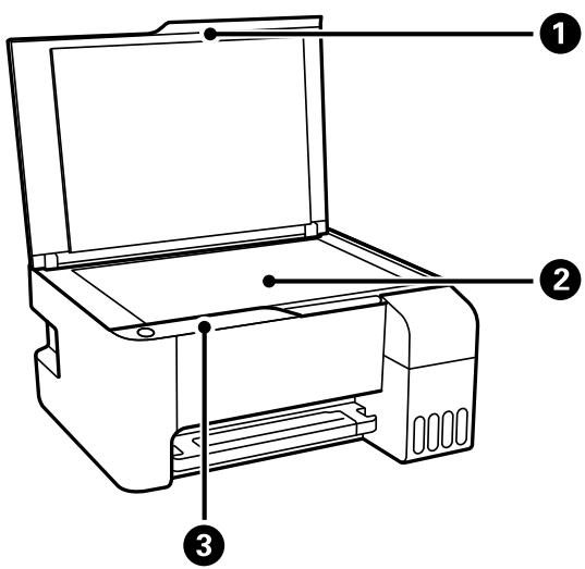 EPSON ET-2810 - Nom et fonction des pieces - 2