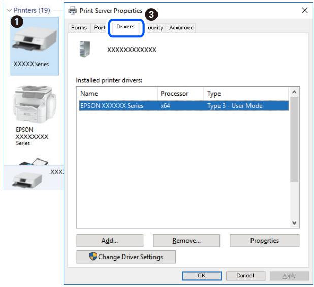 EPSON ET-2810 - Vérifier qu'un pilote d'imprimante Epson authenticate est installé — Windows - 2