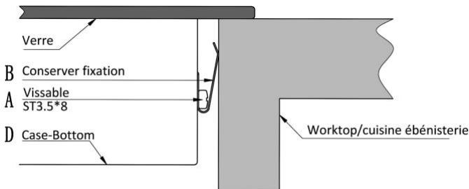 SCHNEIDER SFI605S - Réglage de la position du support - 2