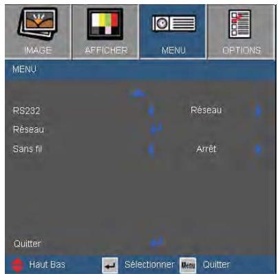 OPTOMAR EX762 - MENU - 1