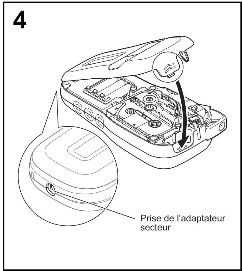 BROTHER PT-H110 - Si vous utilisez l'adaptateur secteur (AD-24ES) en option - 2