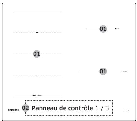 SAMSUNG NZ64B5046GK - Zones de cuisson - 7