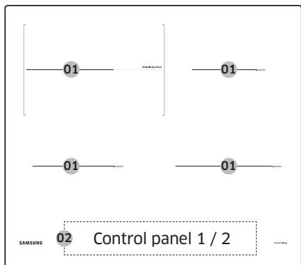 SAMSUNG NZ64B5046GK - Cooking zones - 4